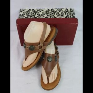 NAUGHTY MONKEY TORTASITO TAN SANDALS SIZE 8 $118 EXCELLENT CONDITION